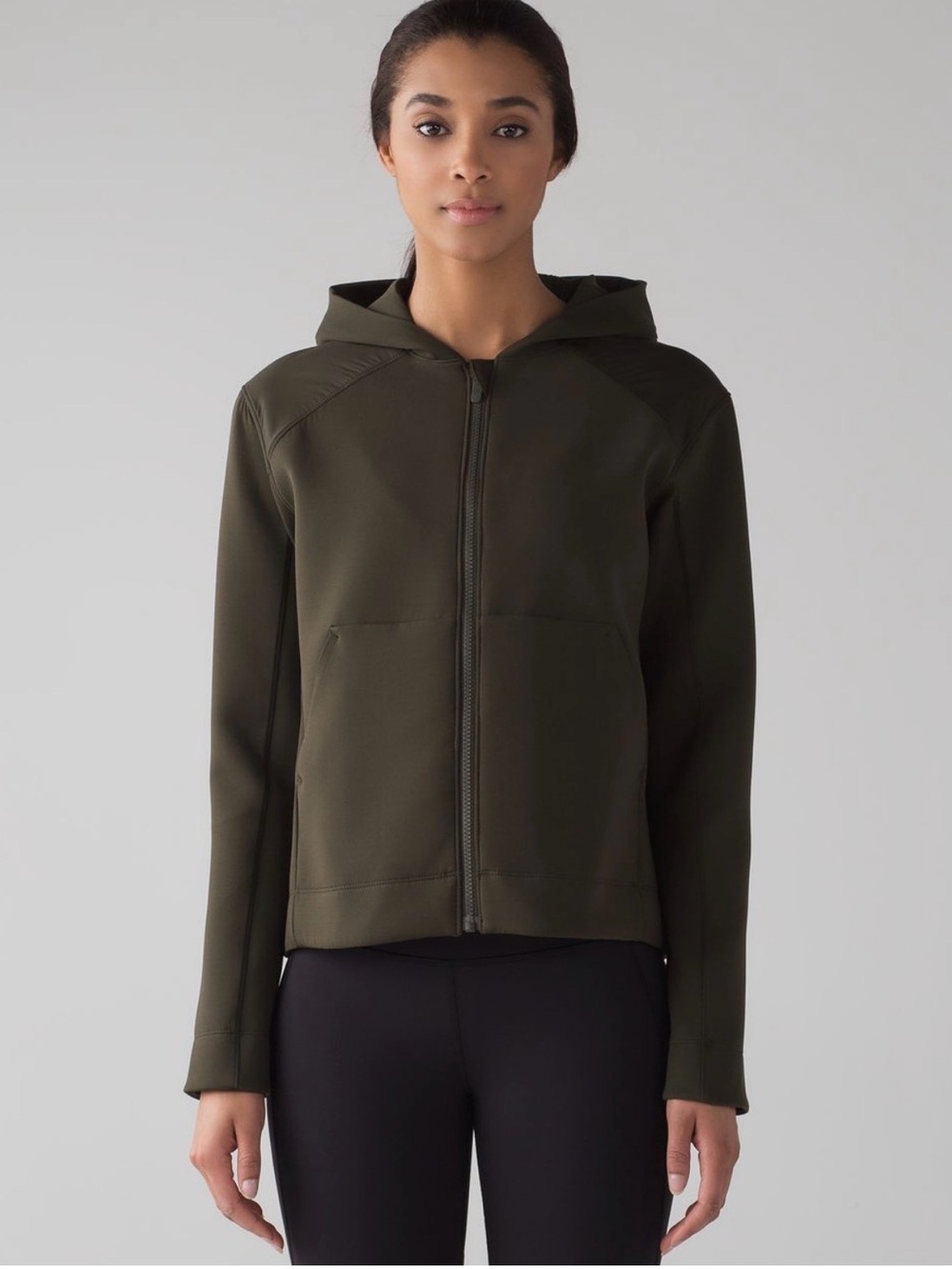 Lululemon Re-Form Jacket Dark Olive - 10